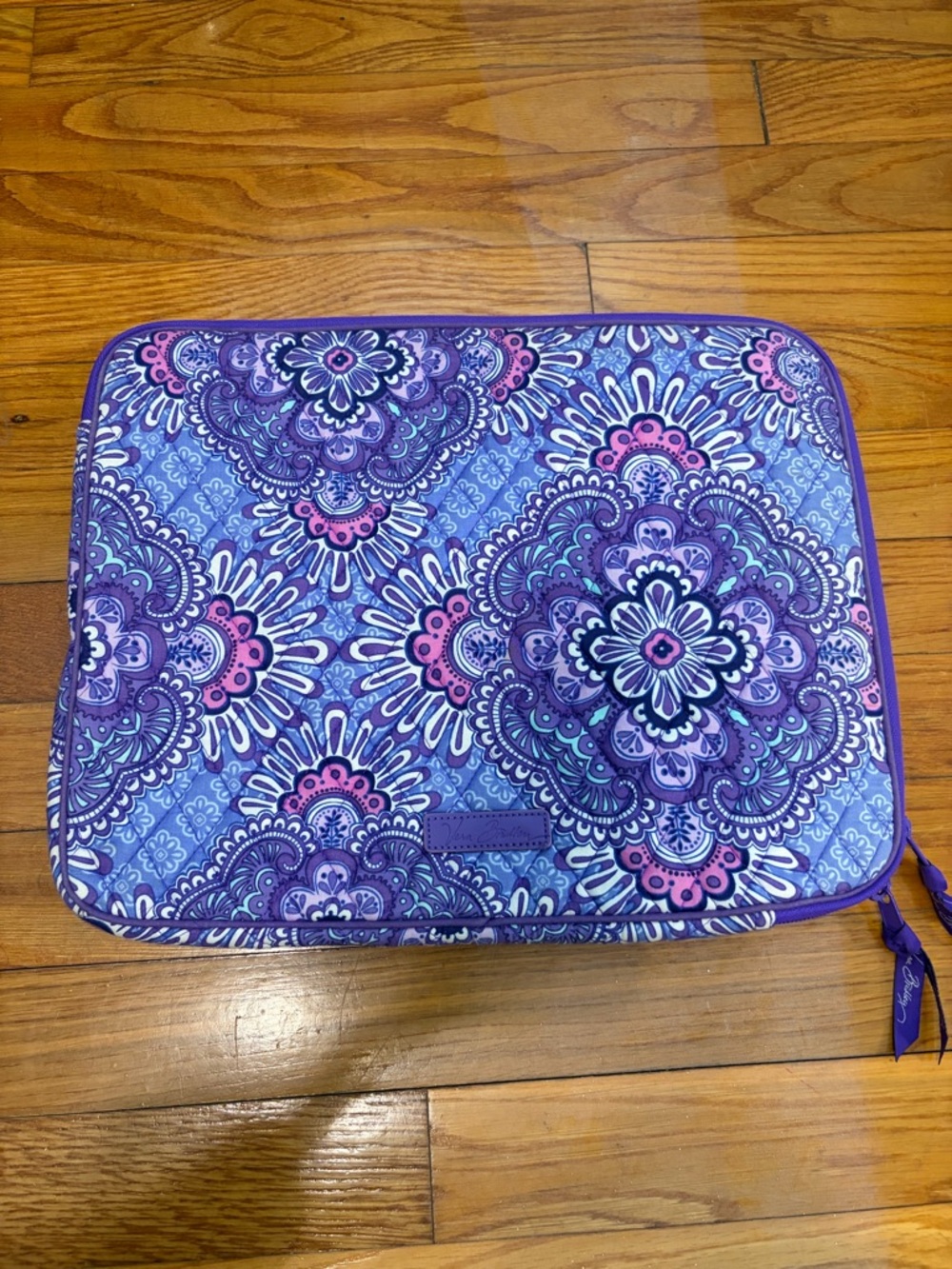 Vera Bradley Purple Floral Quilted Tablet Sleeve
